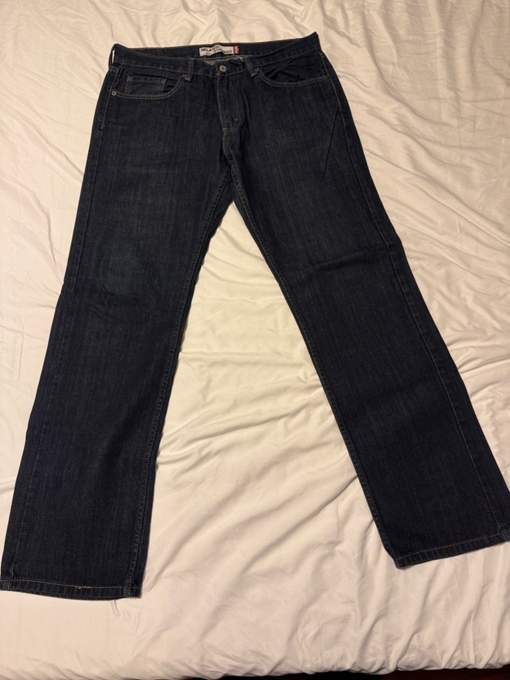 Levi's Men's Straight Jeans in Dark Indigo